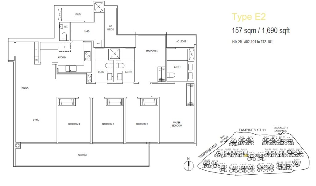 Treasure-at-tampines-floor-plan-5-bedroom-1690sft